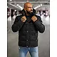 Vīriešu melna ziemas jaka Lorenzo JS/57M7503/392