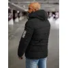Vīriešu melna ziemas jaka Lorenzo JS/57M7503/392