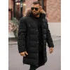 Vīriešu melna ziemas jaka Fred JS/25M9803/392