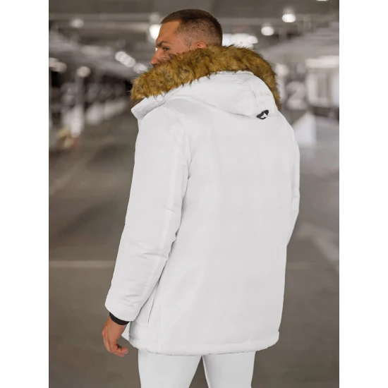 Balta vīriešu ziemas jaka Anton JS/5M779/281Z