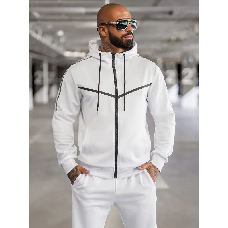Balts vīriešu treniņtērps Ronex JS/8C8117/1Z