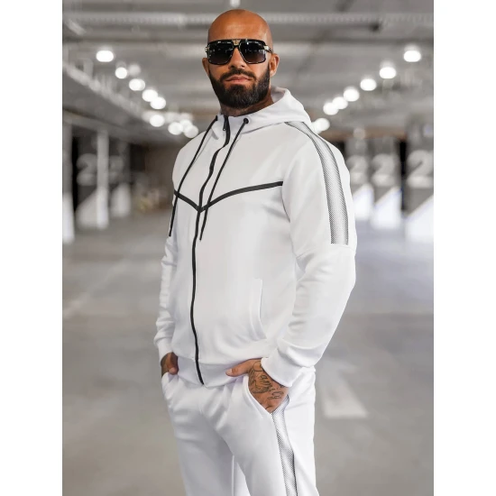 Balts vīriešu treniņtērps Ronex JS/8C8117/1Z