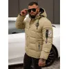 Brūna vīriešu ziemas jaka Lorenco JS/57M7503/62Z