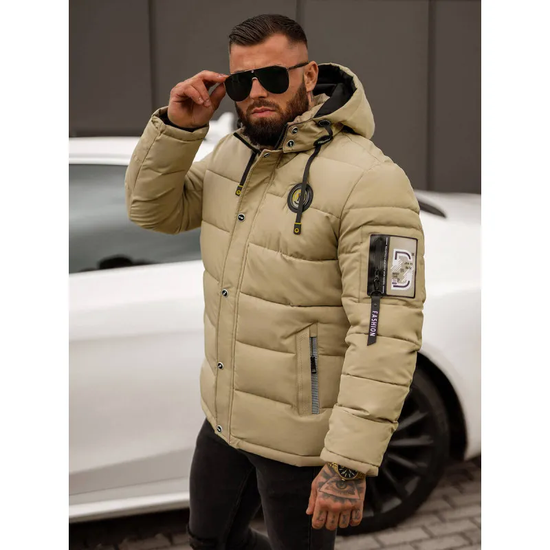 Brūna vīriešu ziemas jaka Lorenco JS/57M7503/62Z