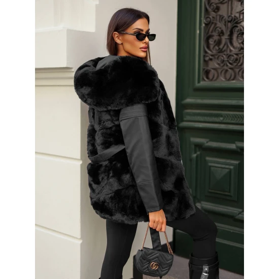 Melna ziemas jaka sievietēm Adel JS/11Z8090Z