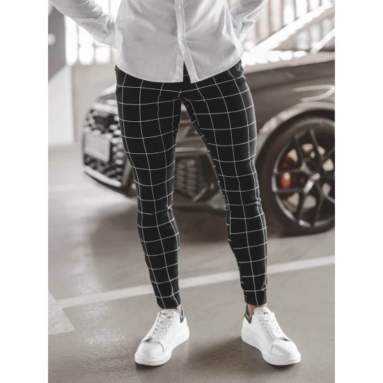 Melnas vīriešu bikses Karlin O/P4009Z