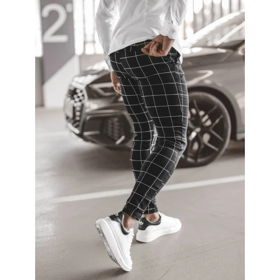 Melnas vīriešu bikses Karlin O/P4009Z