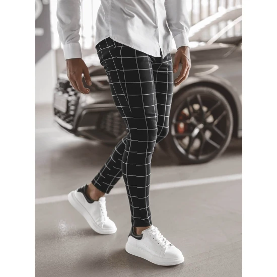 Melnas vīriešu bikses Karlin O/P4009Z