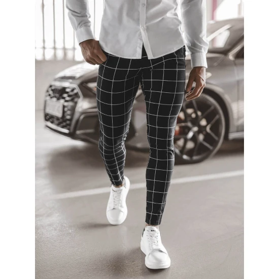 Melnas vīriešu bikses Karlin O/P4009Z