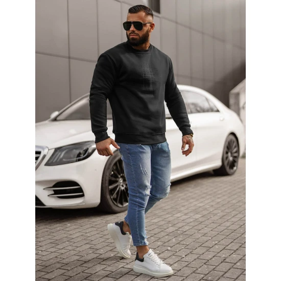 Melns džemperis Ethan JS/8B1361/3