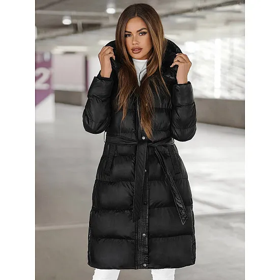 Melns ziemas mētelis Elin JS/5M3253/392Z