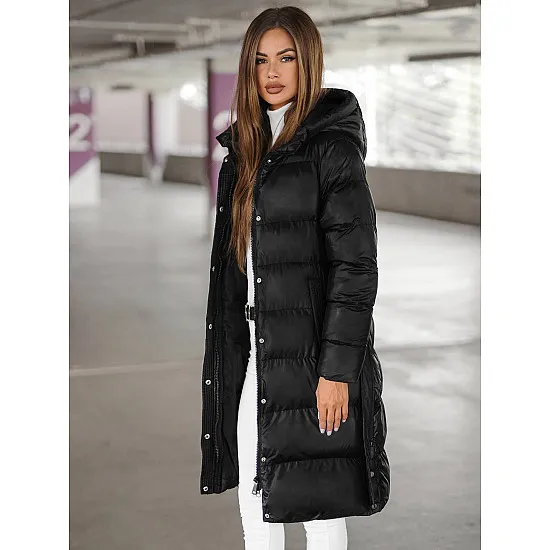 Melns ziemas mētelis Elin JS/5M3253/392Z