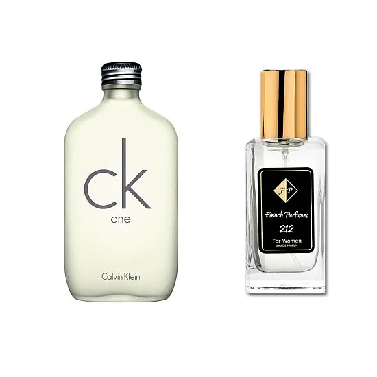No212 smaržas, ko iedvesmojis Calvin Klein - C.K. One 104 ml EDP (UNISEX) FP212-104 French Perfumes