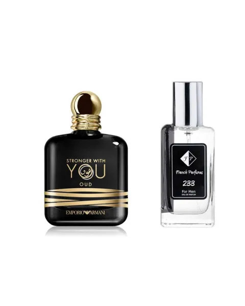 Smaržas Nr. 233, iedvesmotas no Giorgio Armani Stronger With You Oud (2022), 104 ml EDP