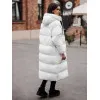 Sieviešu balts mētelis Izabel JS/5M3163/281Z