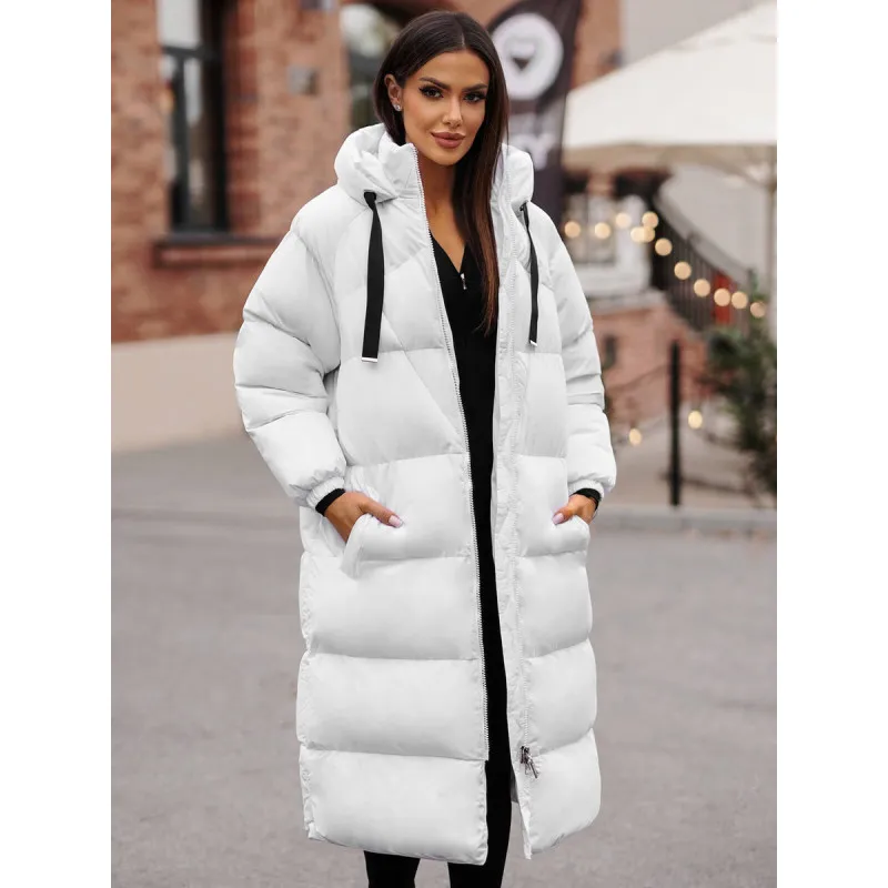 Sieviešu balts mētelis Izabel JS/5M3163/281Z