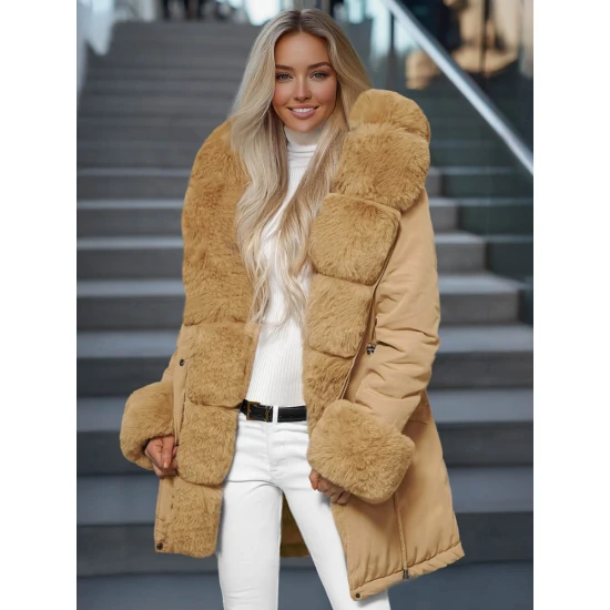 Sieviešu brūna jaka Gibon Sieviešu jakas