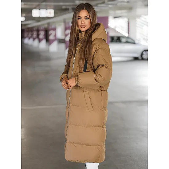 Sieviešu brūns mētelis Izabel JS/5M3163/84Z