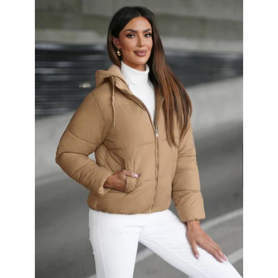 Sieviešu jaka Beni, brūna JS/16M9187/392Z