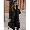 Sieviešu melns mētelis Izabel JS/5M3163/392Z