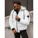 Men's white winter jacket Martim JS/31M5031/281