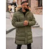 Vīriešu haki krāsas ziemas jaka Fred JS/25M9803/136