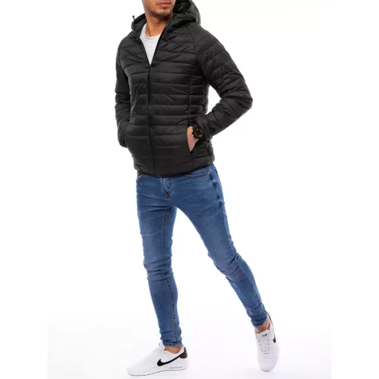 Vīriešu melna jaka Pedri TX4010