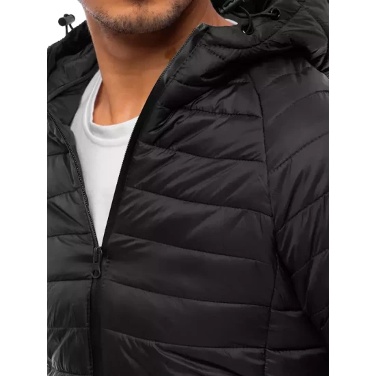 Vīriešu melna jaka Pedri TX4010