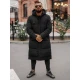 Vīriešu melna ziemas jaka Bruno JS/19M1290/392