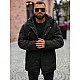 Vīriešu melna ziemas jaka Mason JS/5M3223/392