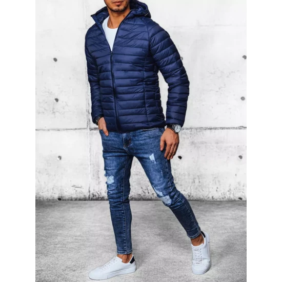 Vīriešu tumši zila jaka Serg TX4408