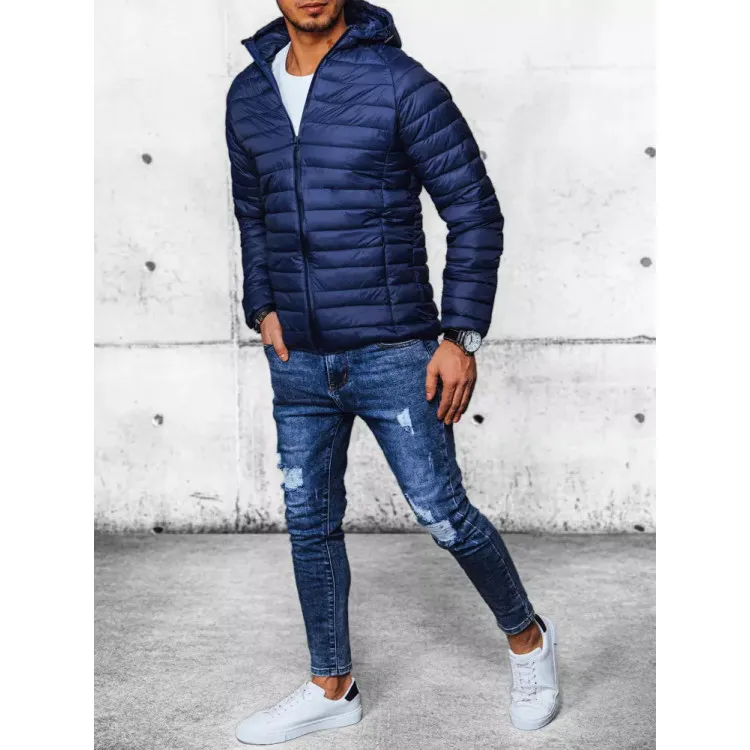 Vīriešu tumši zila jaka Serg TX4408