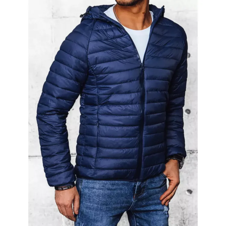 Vīriešu tumši zila jaka Serg TX4408