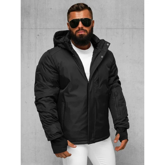 Juoda vyriška žieminė striukė Gamol JS/91M9906/392Z