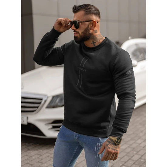 Melns džemperis Freedom JS/8B1358/3