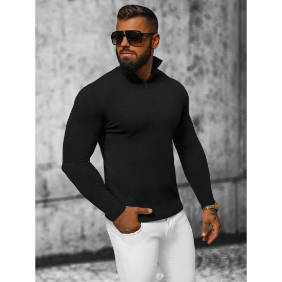 Melns vīriešu džemperis Makar