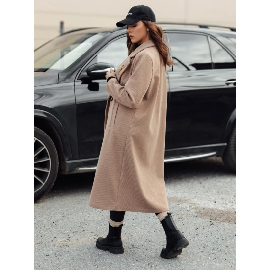 Sievieš brūns mētelis Abel NY0739