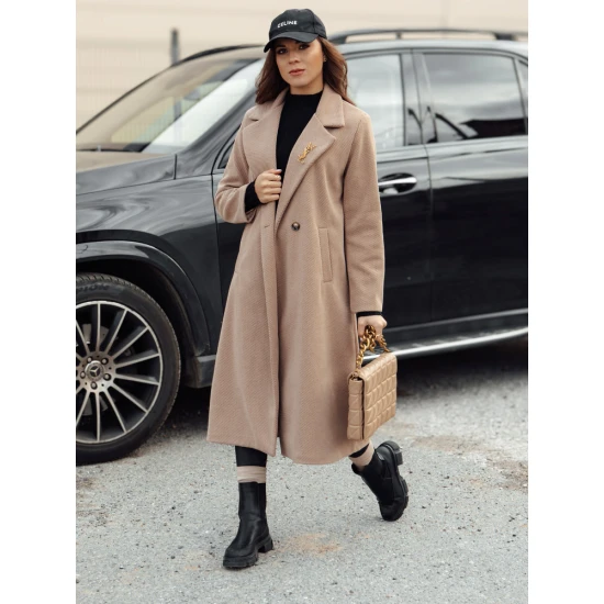 Sievieš brūns mētelis Abel NY0739