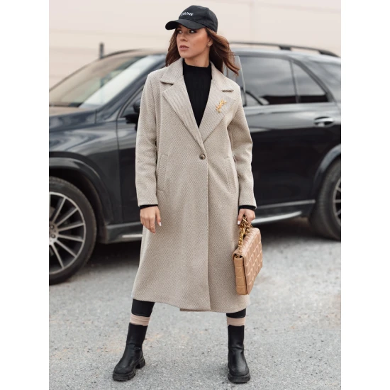 Sieviešu brūns mētelis Abel NY0741