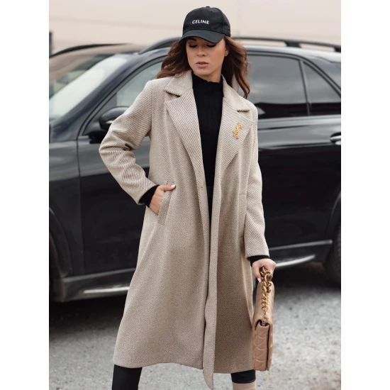 Sieviešu brūns mētelis Abel NY0741