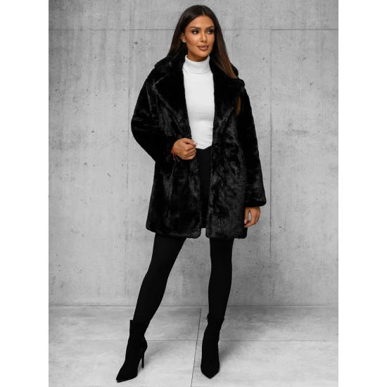 Sieviešu melns mētelis Klara JS/11Z8168Z