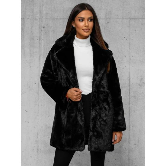 Sieviešu melns mētelis Klara JS/11Z8168Z