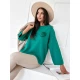 Sieviešu zaļš oversize džemperis Justi MY2008
