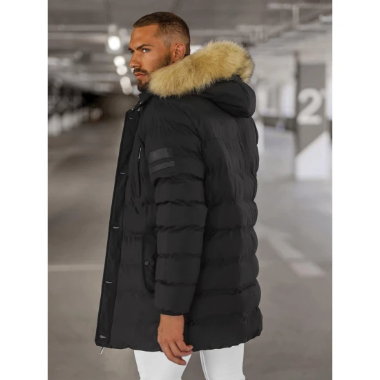 Vīriešu melna ziemas jaka Tulen JS/5M3122/392Z