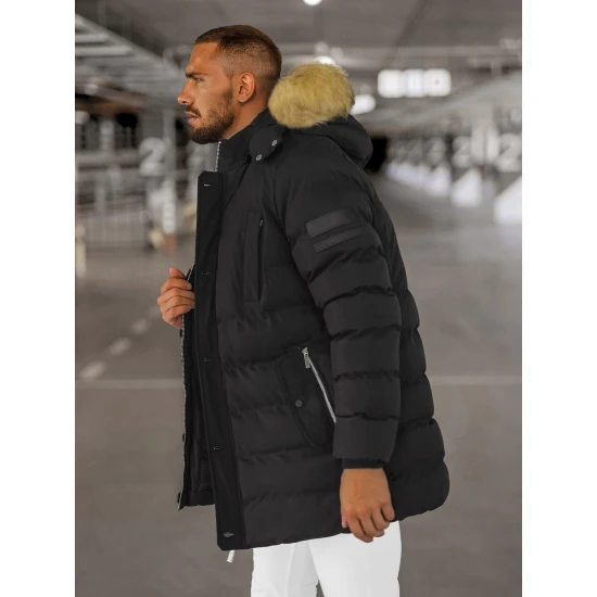 Vīriešu melna ziemas jaka Tulen JS/5M3122/392Z