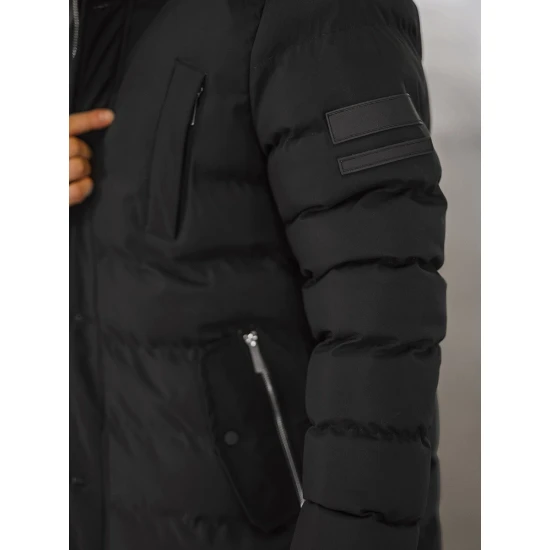 Vīriešu melna ziemas jaka Tulen JS/5M3122/392Z