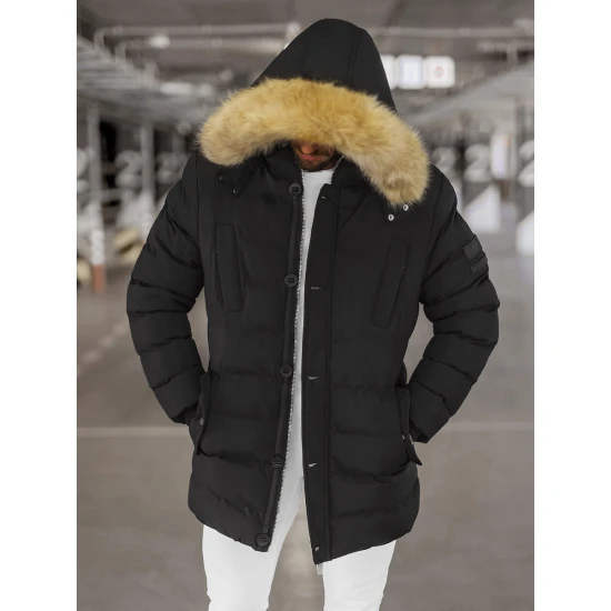 Vīriešu melna ziemas jaka Tulen JS/5M3122/392Z