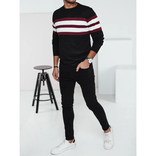 Vīriešu melns džemperis Firol WX2247