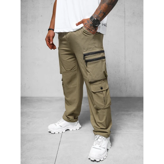 Vīriešu platās bikses Olimp brūnas O/PS5527