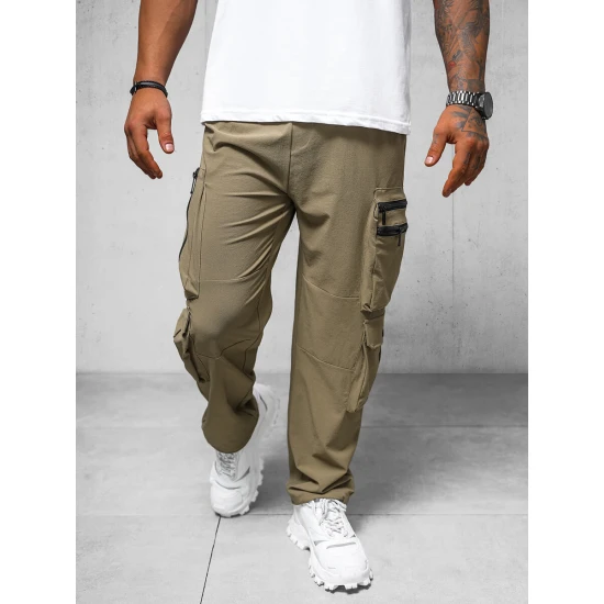 Vīriešu platās bikses Olimp brūnas O/PS5527